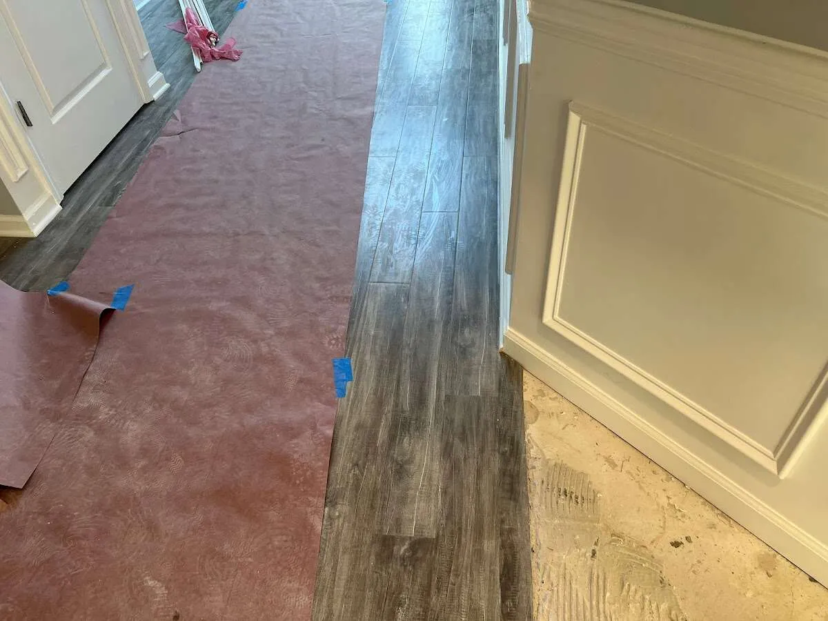 Completed marble shower restoration in Clarcona